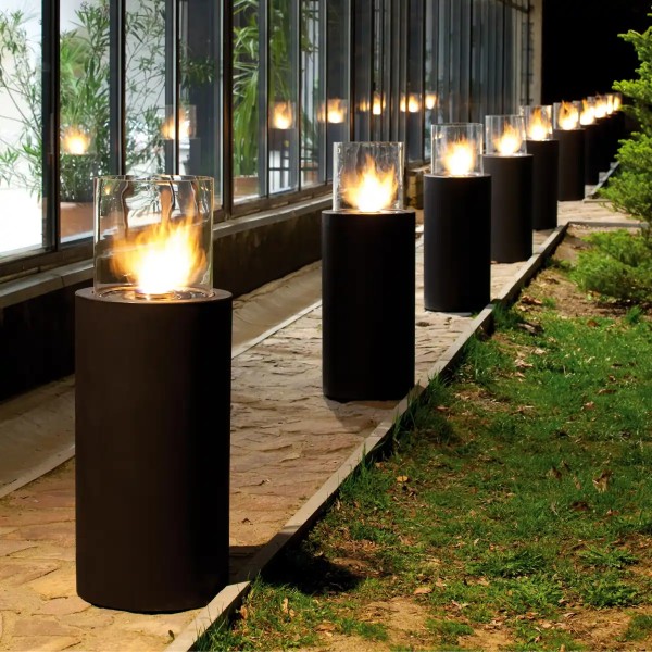 Planika Totem Commerce – Outdoor-Säulenkamin