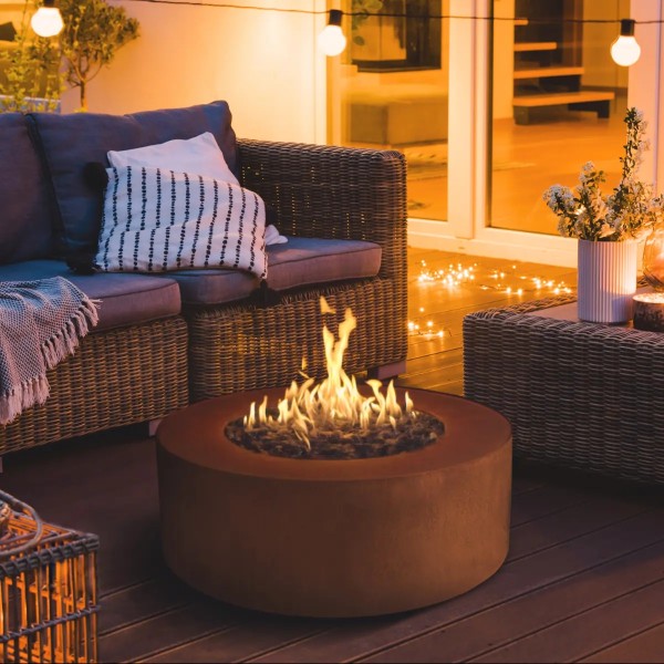 Planika Galio Star Corten Automatic – Outdoor Gaskamin