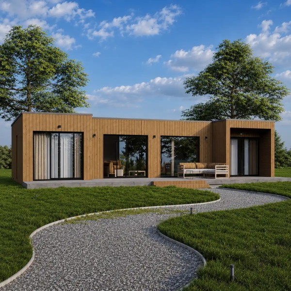 LE Modulary - Jan Glass | modernes Modulhaus mit ca. 83 m²