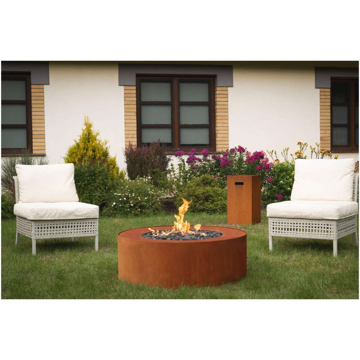 Planika Galio Star Corten Automatic Outdoor Gaskamin online kaufen