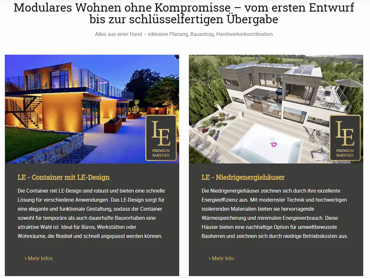Übersicht LE Cubes Bild 1