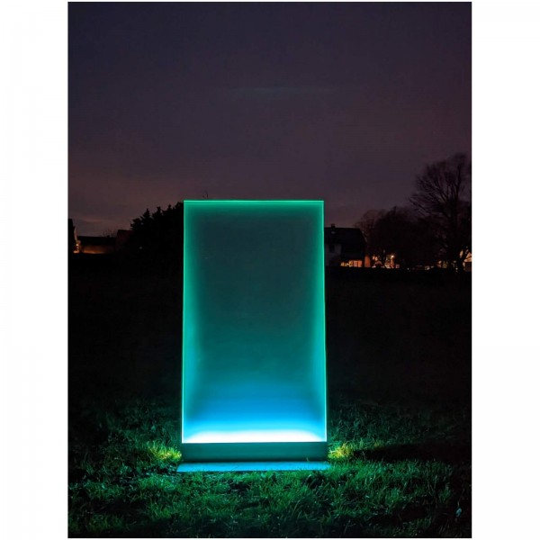 Alrabi "Variabel" farbige Glaselemente Glass for Modern Life mit Beleuchtung 990mm