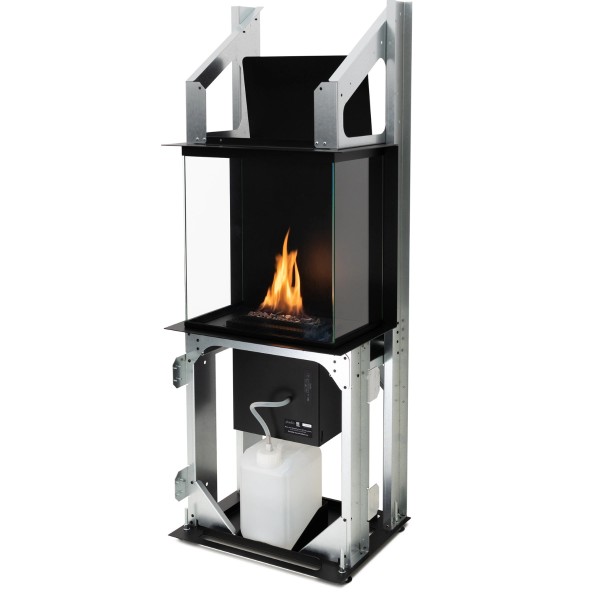 Planika Rock Core – freistehender BEV-Ethanolkamin - individuell verkleidbar