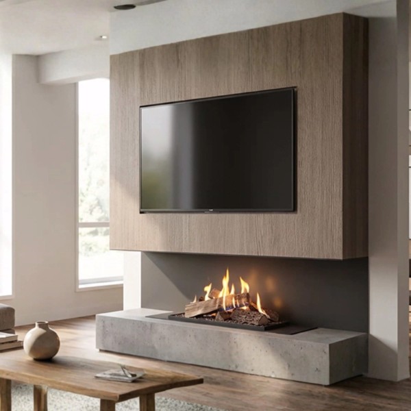 Planika Flogs 990 – automatischer Bioethanol-Brenner mit BEV®-Technologie und Holzdekor